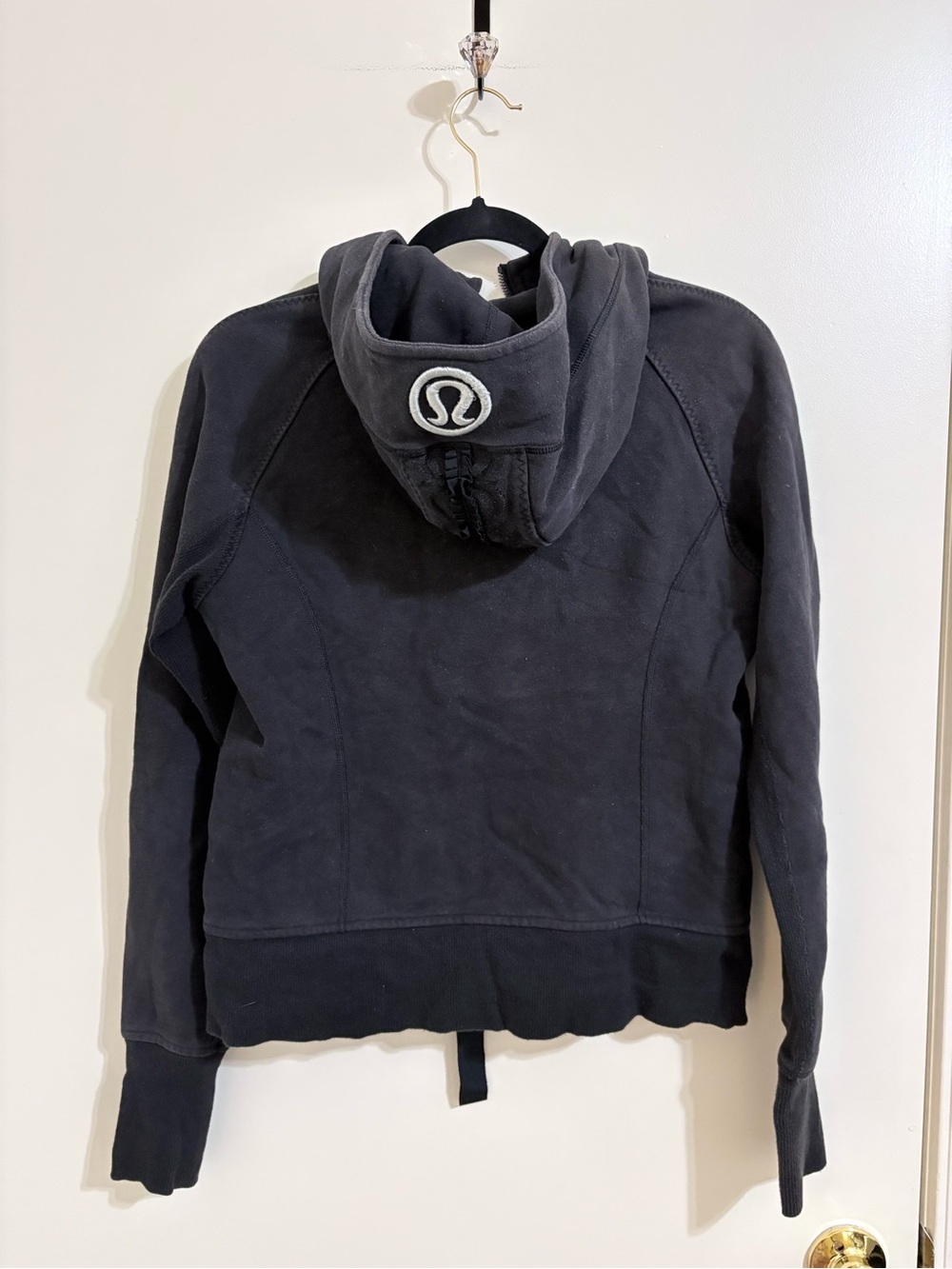 lululemon athletica Black Ruffle-Trim Zip Hoodie - Picture 4 of 4
